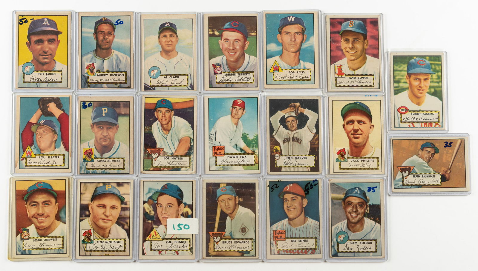 20 1952 Topps Cards (1 of 1)