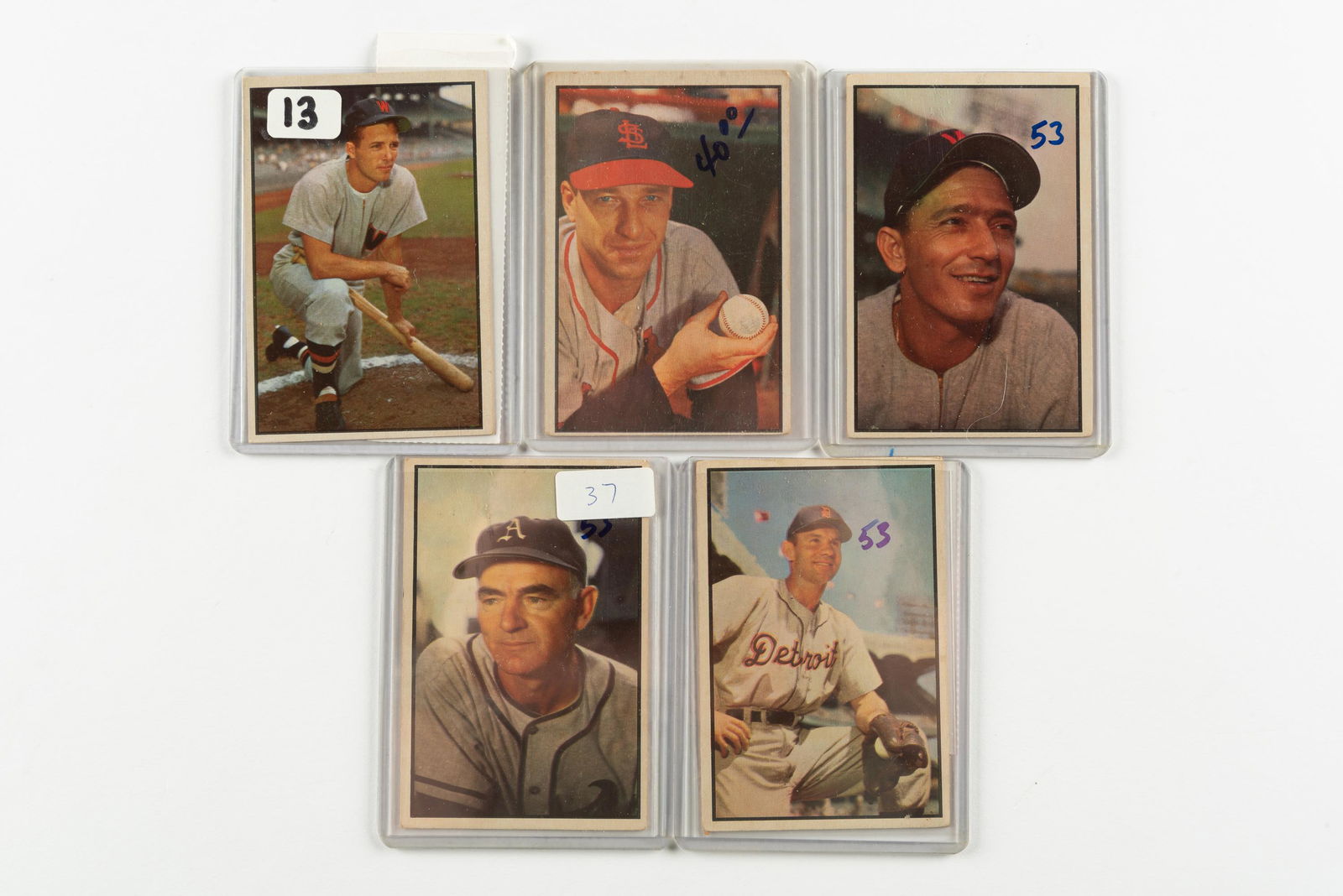 5 1953 Bowman Cards (1 of 1)