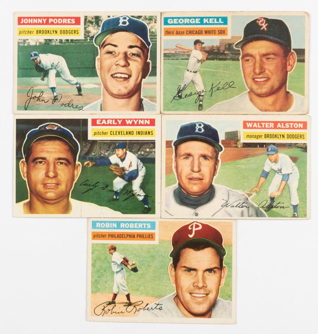 64 1956 Topps Cards (1 of 3)