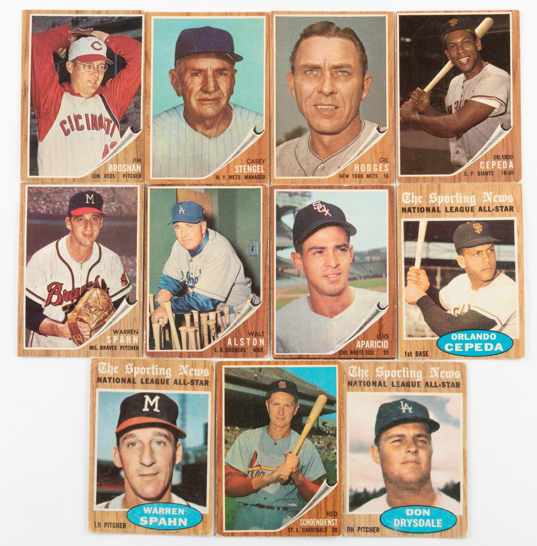408 1962 Topps Baseball Cards (1 of 2)