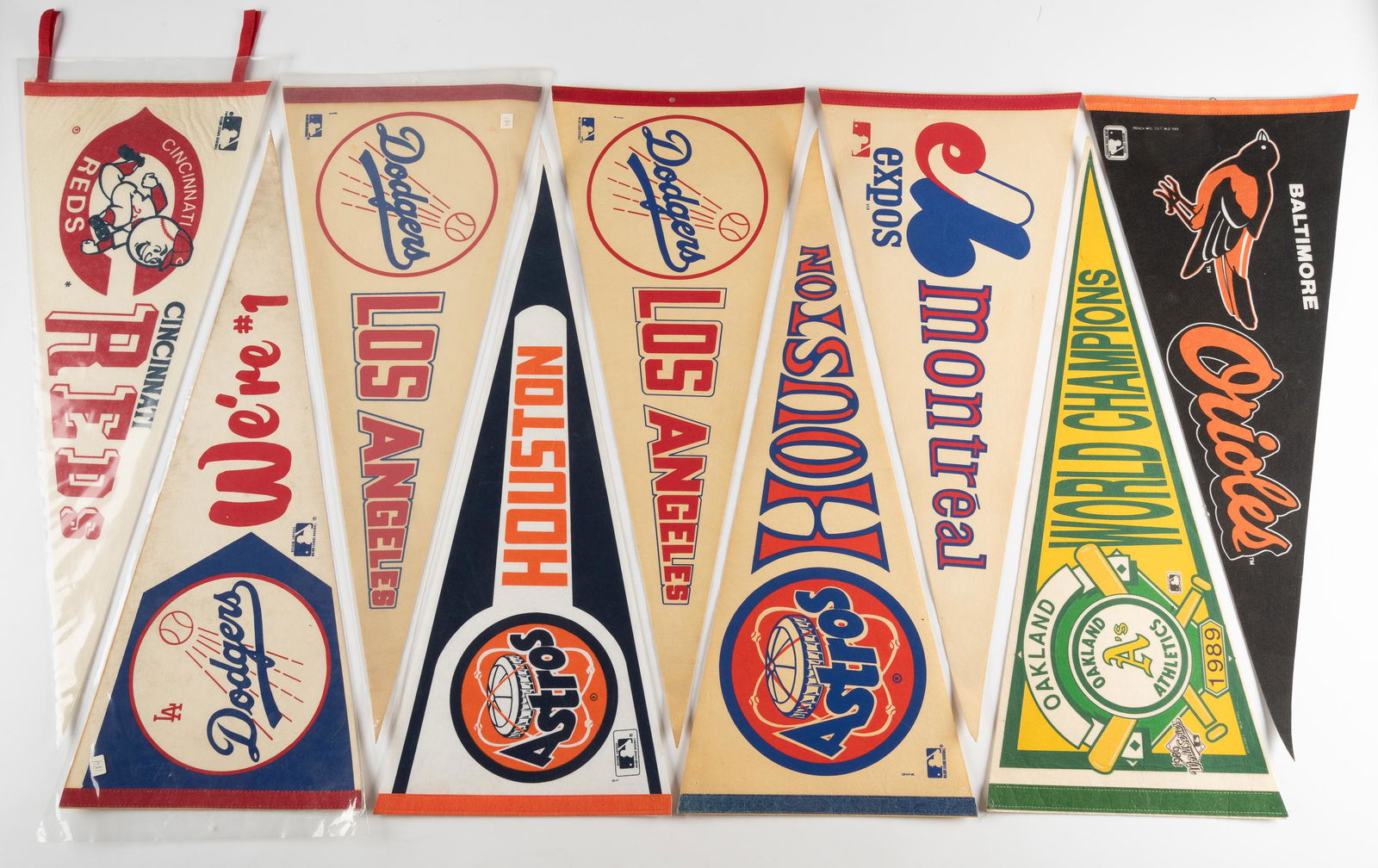 25 Baseball Pennants 1950's-1980's (1 of 3)