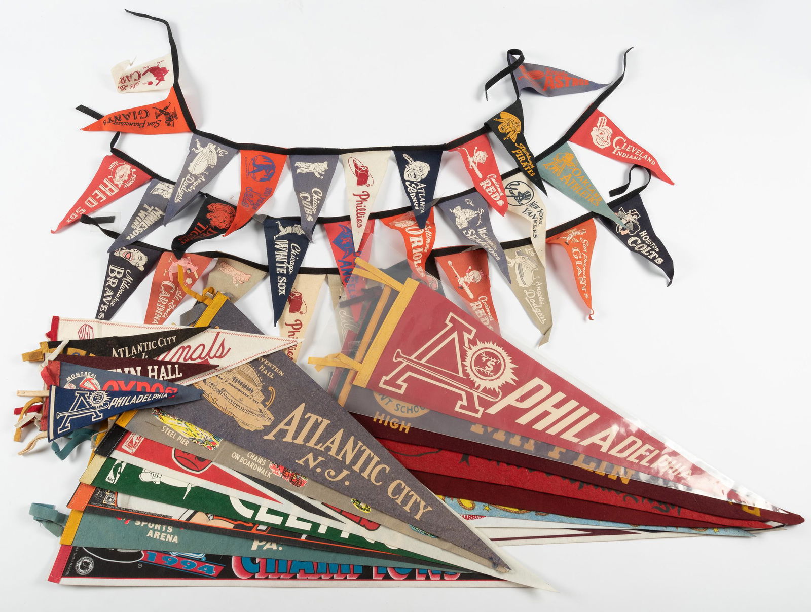 50 Miscellaneous Pennants 1950's-1980's (1 of 5)