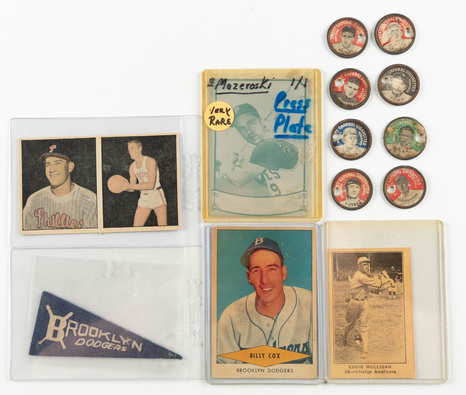 Group of Vintage of Baseball Memorabilia (1 of 1)
