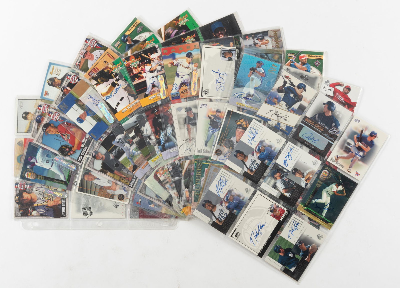 90 Factory Autographed Baseball Cards (1 of 6)