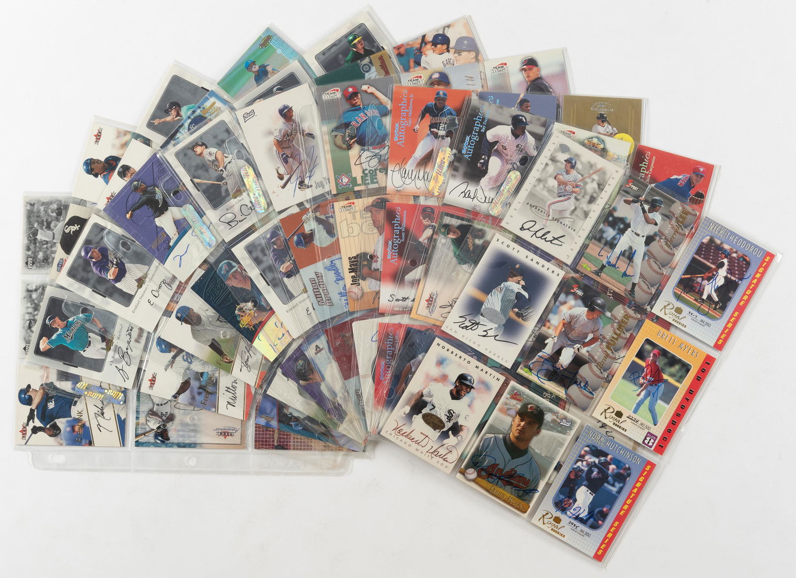 90 Factory Autographed Baseball Cards (1 of 6)