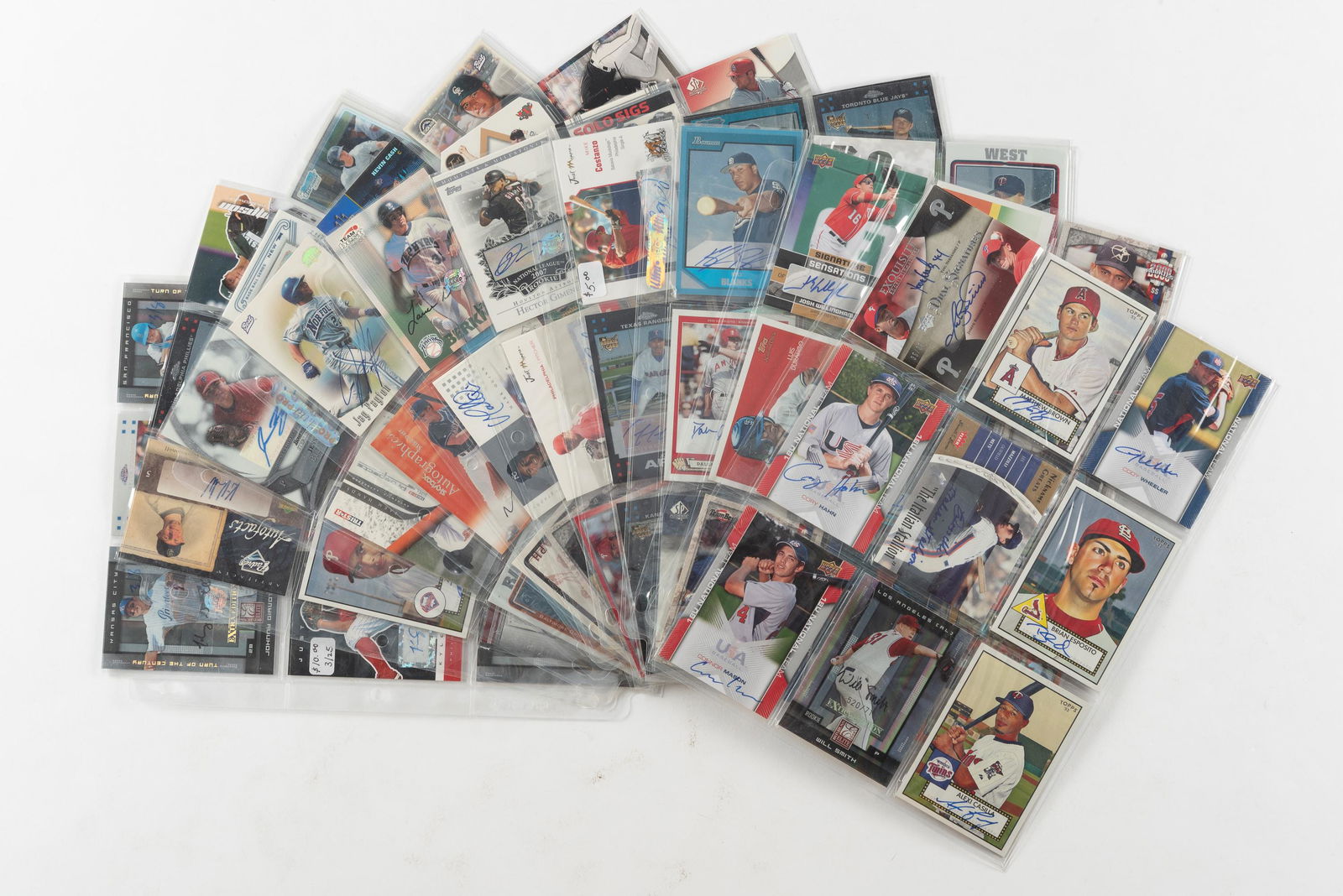 90 Autographed Factory Baseball Cards (1 of 6)
