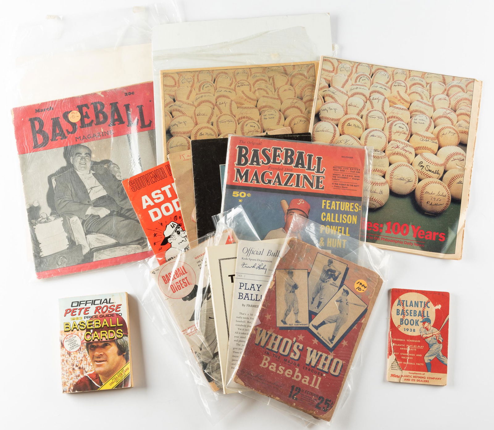 Lot of Vintage Baseball Publications (1 of 3)
