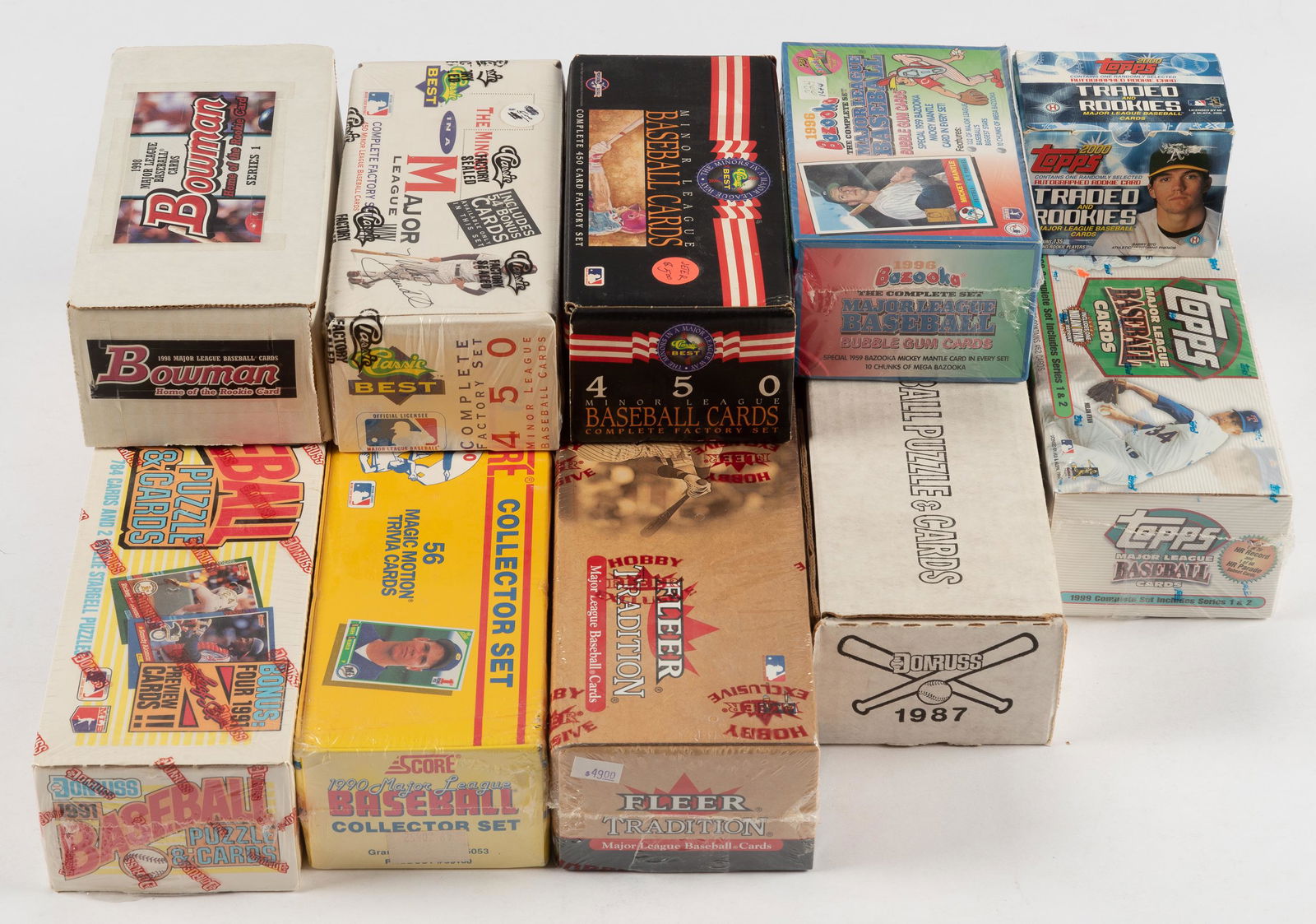 9 Baseball Factory Sets (1 of 11)