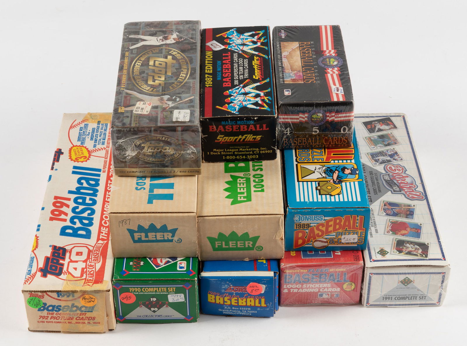 11 Factory Baseball Sets (1 of 12)