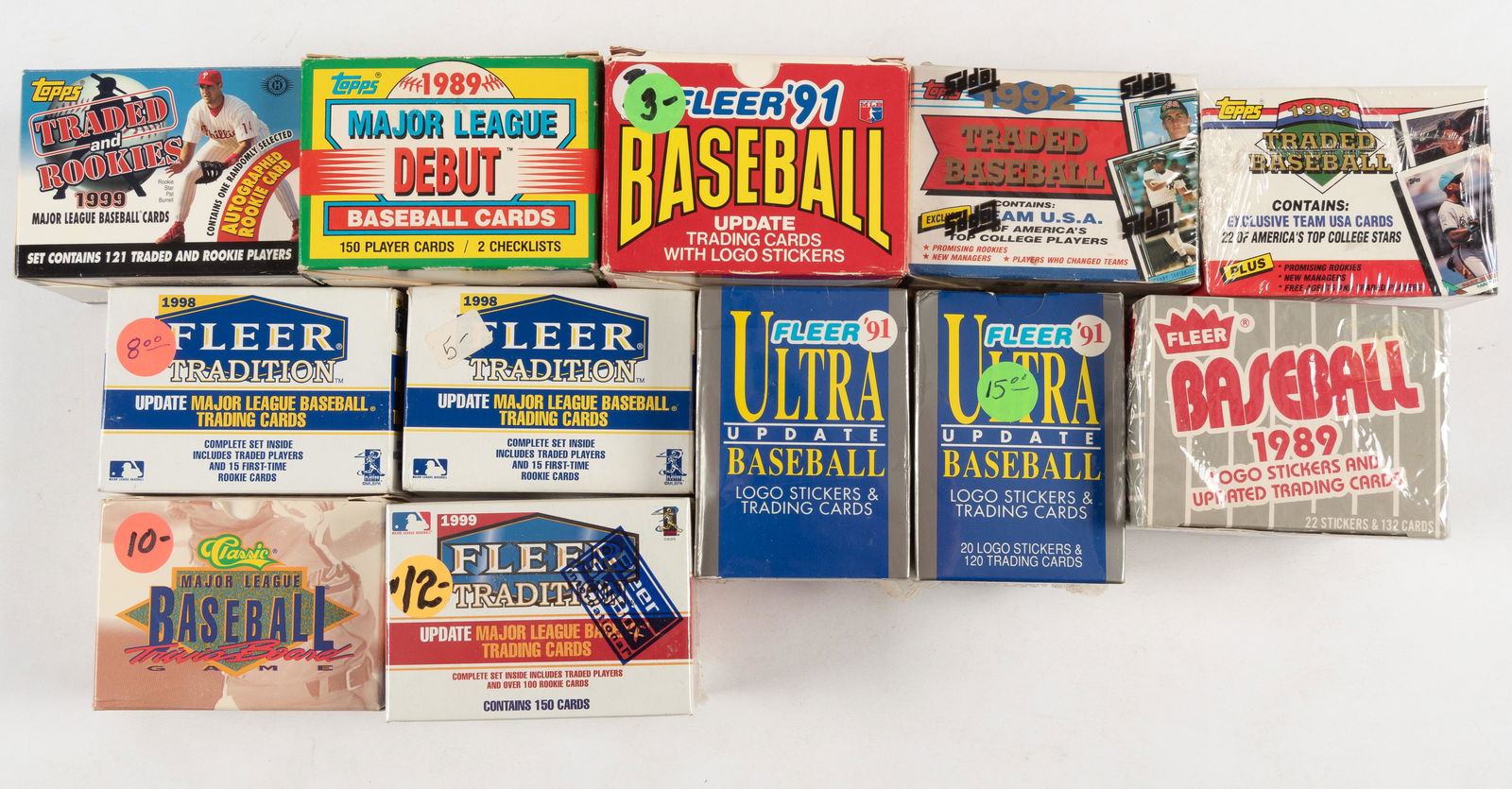 12 Baseball Traded & Update Sets (1 of 11)