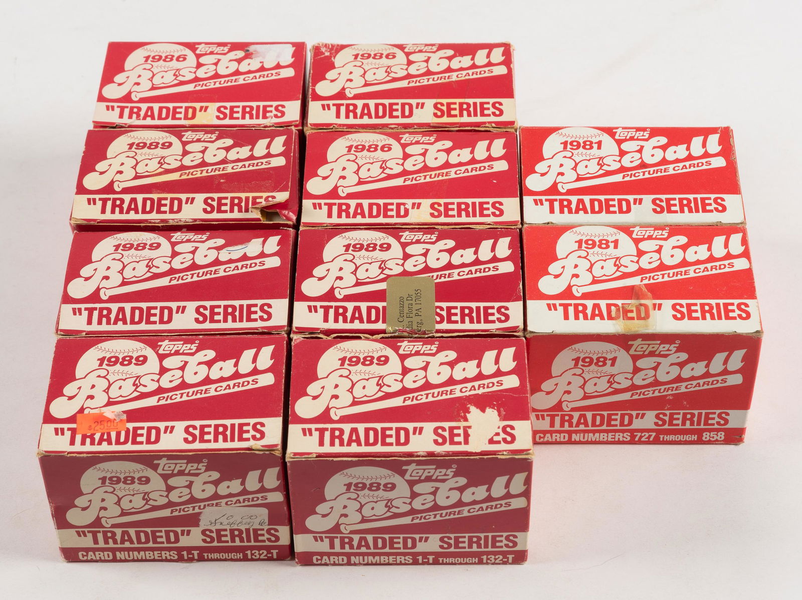 10 Baseball Traded Sets (1 of 2)