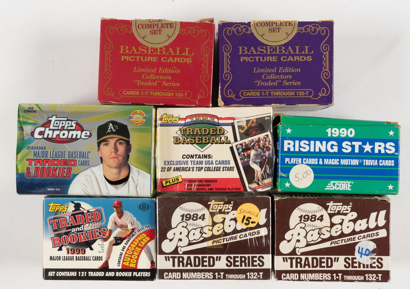 8 Baseball Traded Sets (1 of 9)
