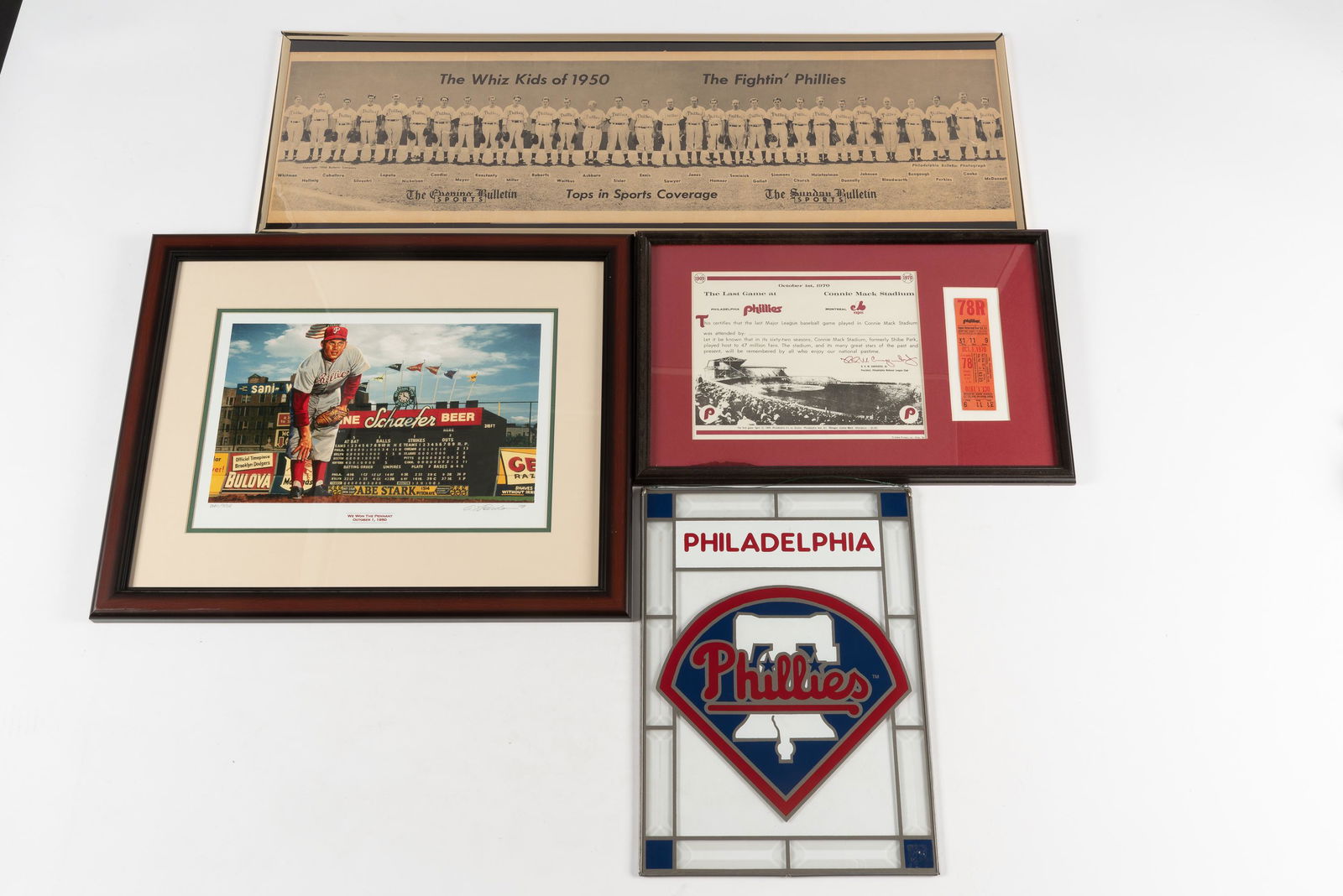 1950 Whiz Kids Picture & Phillies Memorabilia (1 of 6)