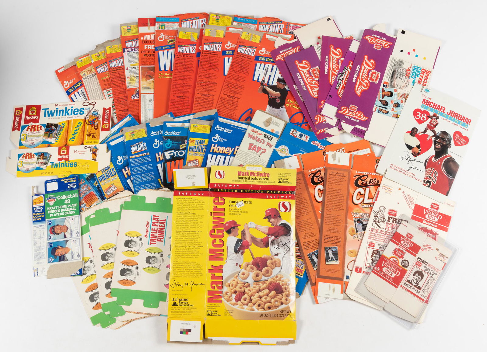 Group of Empty Flattened Cereal Boxes (1 of 8)