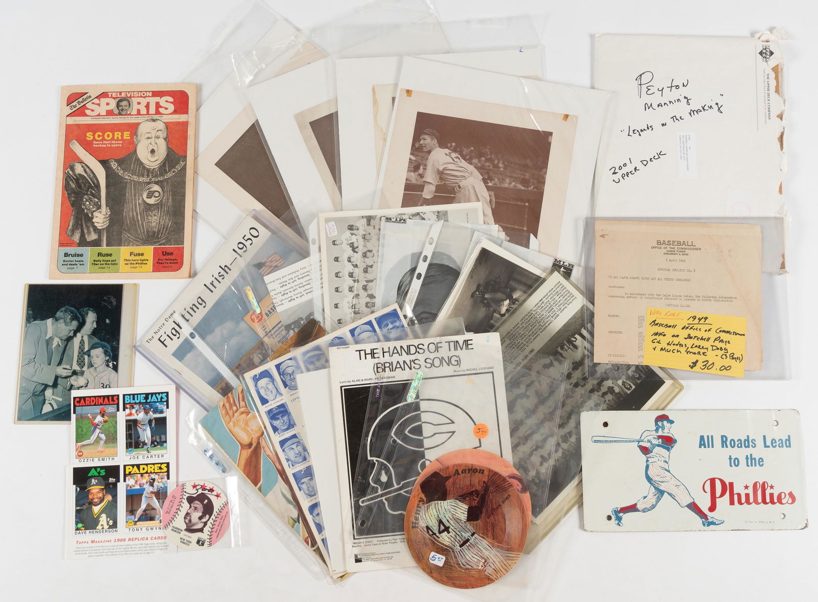 Group of Sports Memorabilia (1 of 5)