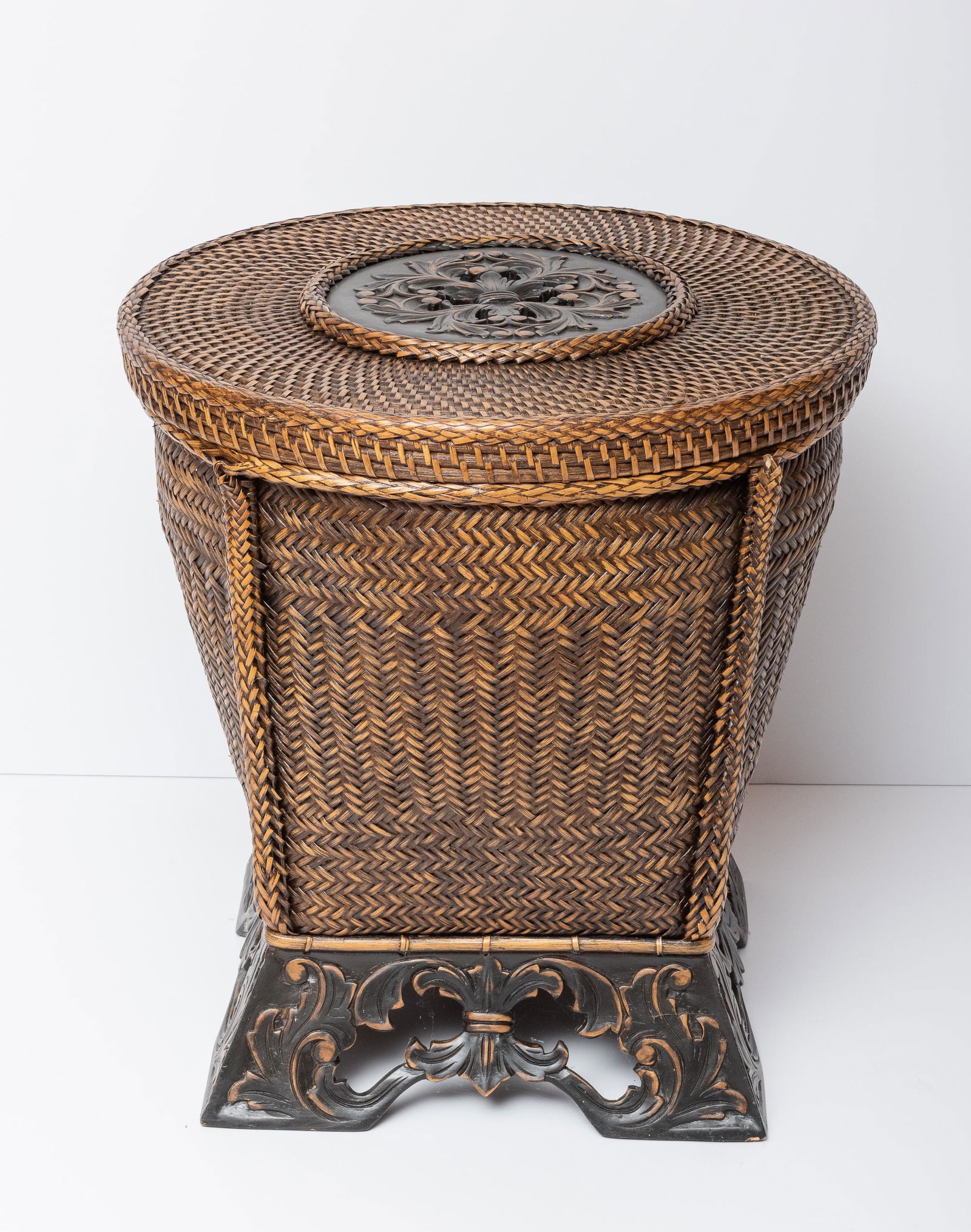 Filipino Woven Basket Table (1 of 4)