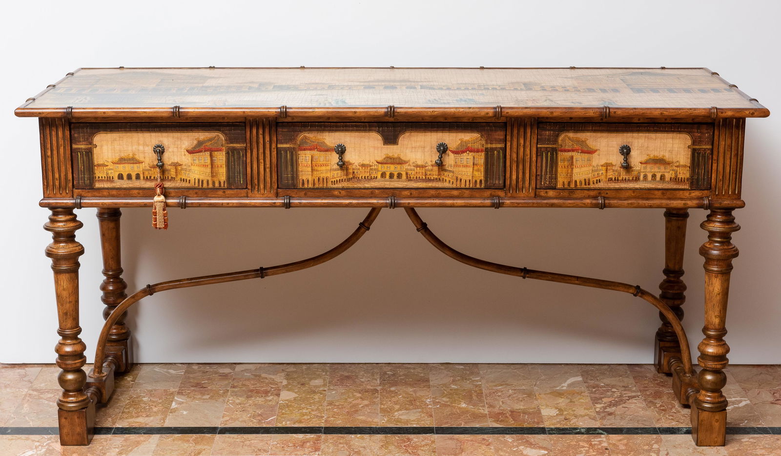 Painted Chinoiserie Sideboard (1 of 5)