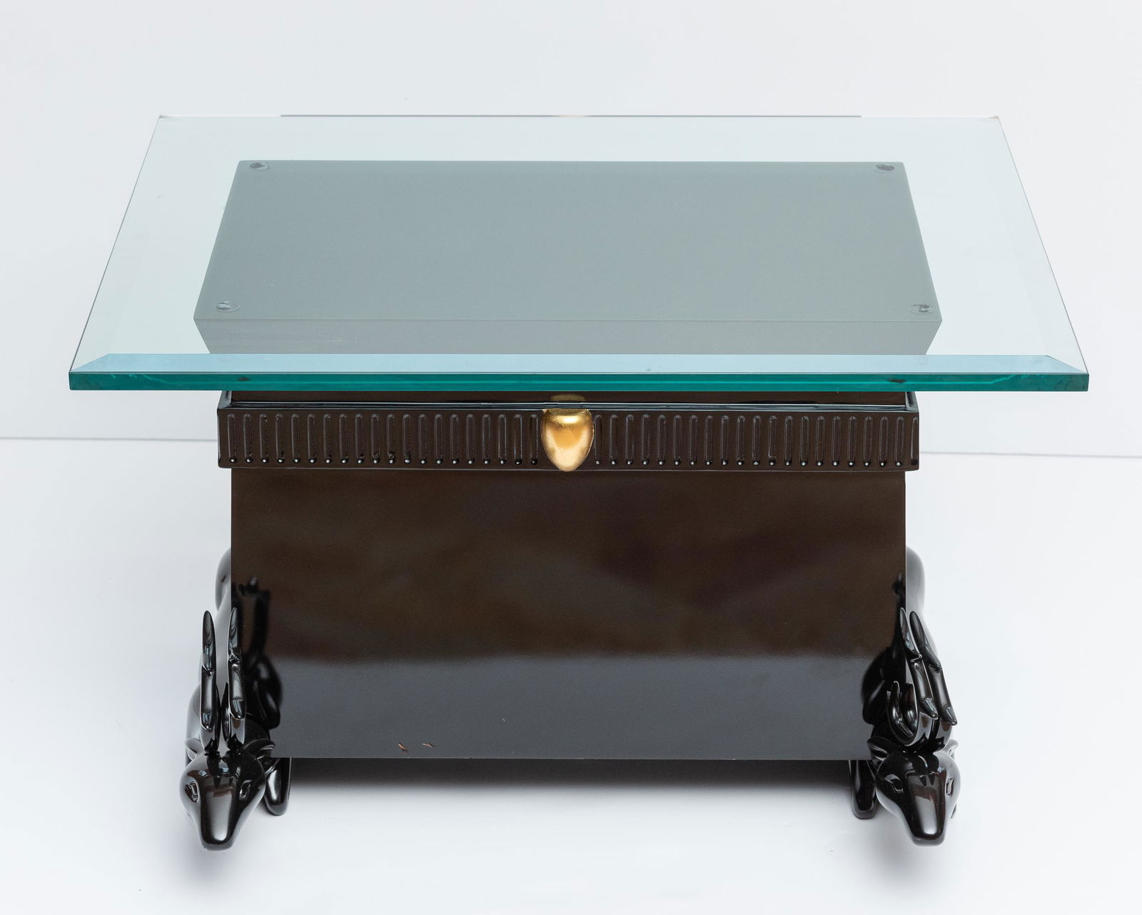 Hollywood Regency Style Trunk with Figural Legs (1 of 4)