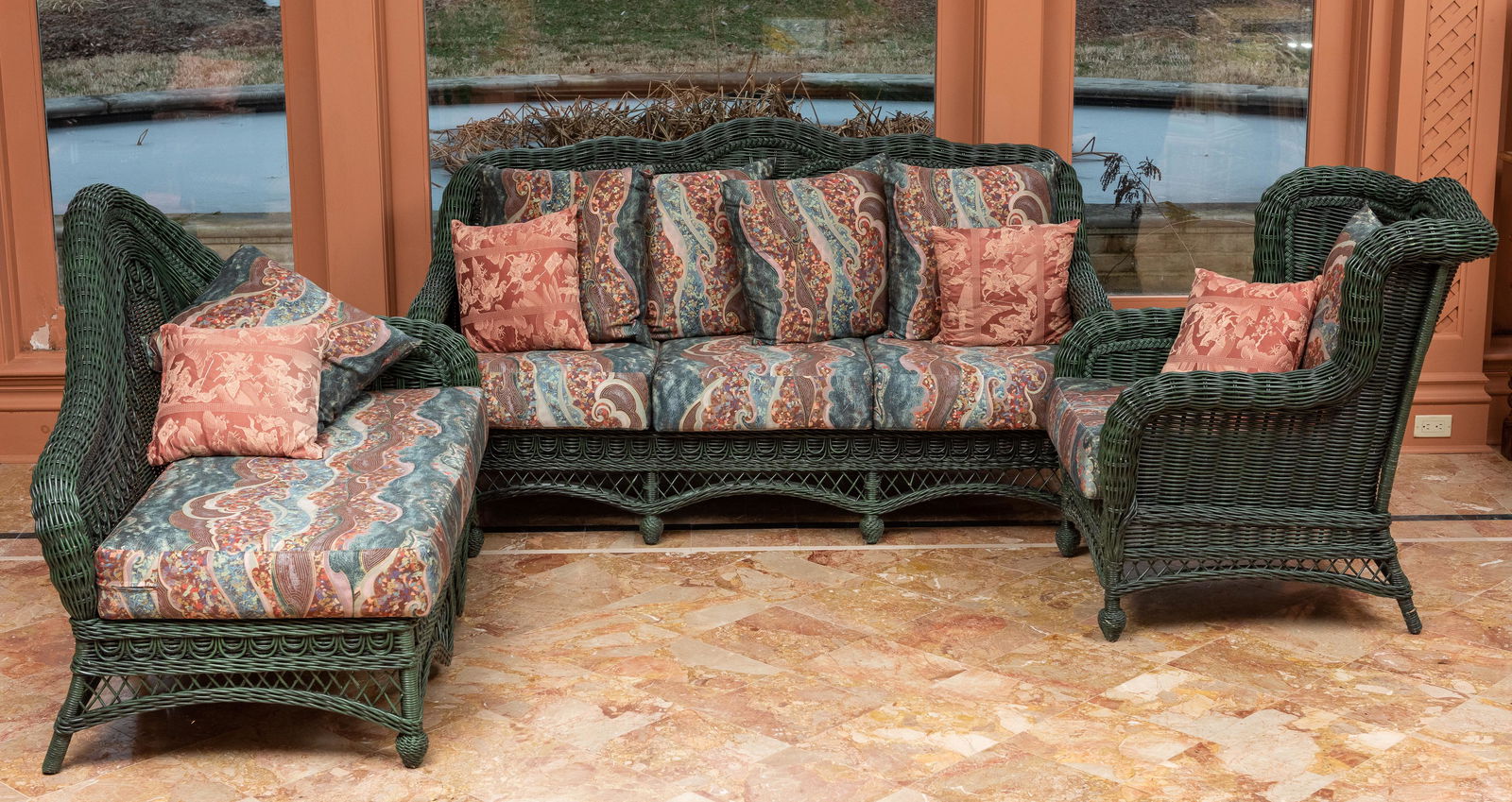 3 pc Wicker Furniture (1 of 7)