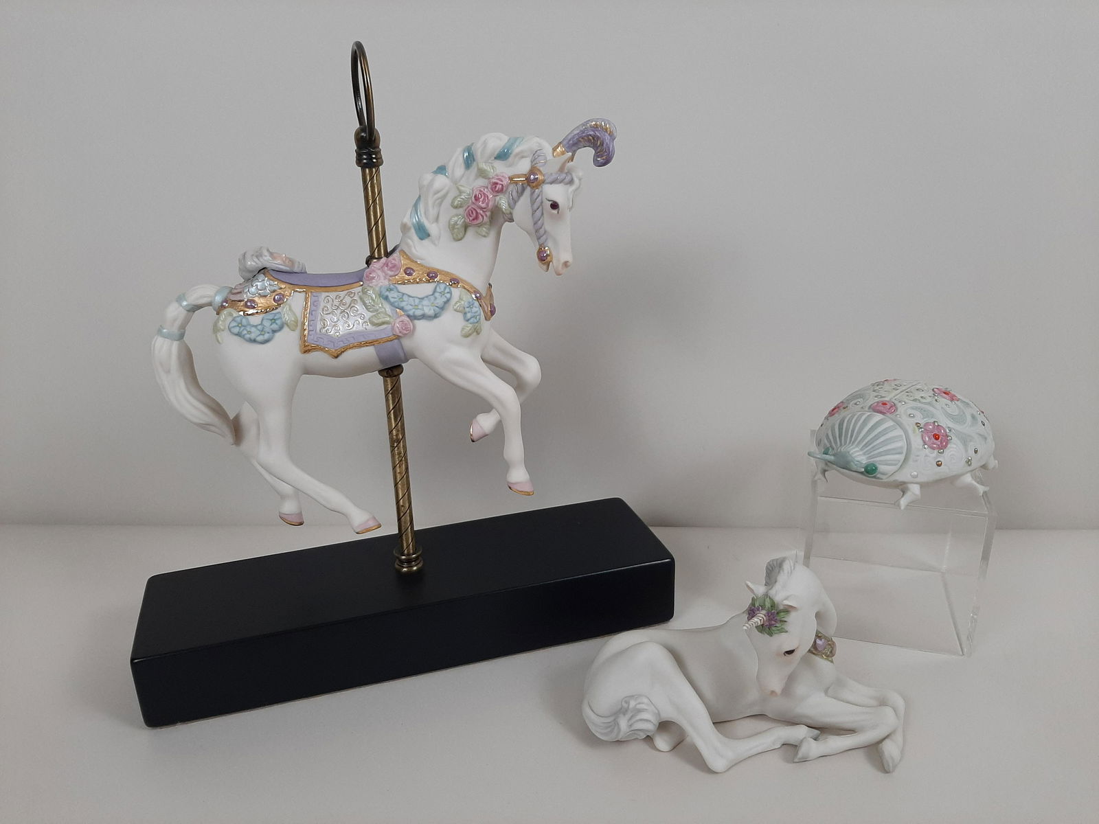 3 Cybis Figurines incl. Carousel Horse (1 of 5)