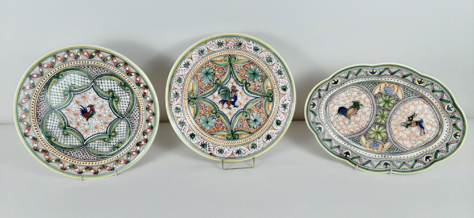 3 Pcs Hand Painted Portuguese Ceramics (1 of 4)
