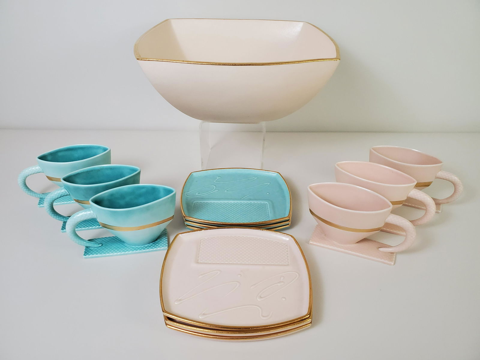 Claude Levy 13 Pc Modernist Ceramic Dish Set (1 of 3)