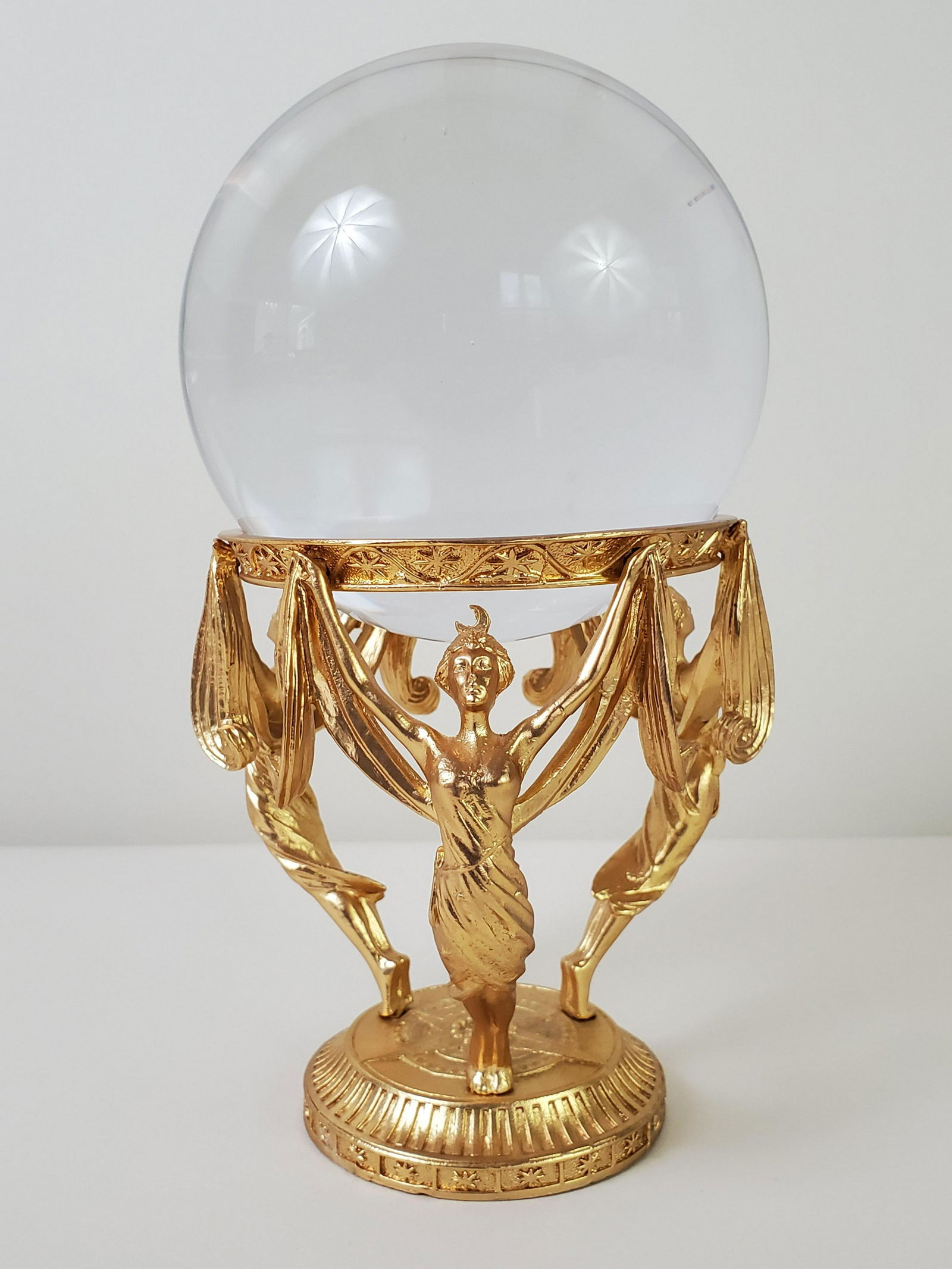 Crystal Ball On Figural Stand By Crystal Visions (1 of 3)