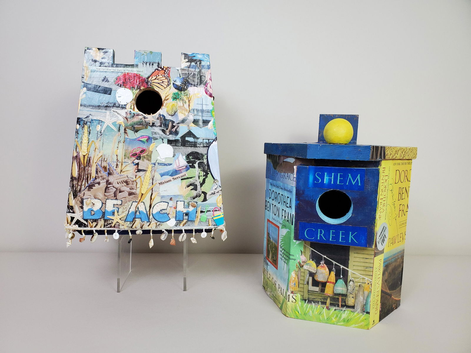 2 Arts & Crafts Style Bird Houses. (1 of 3)