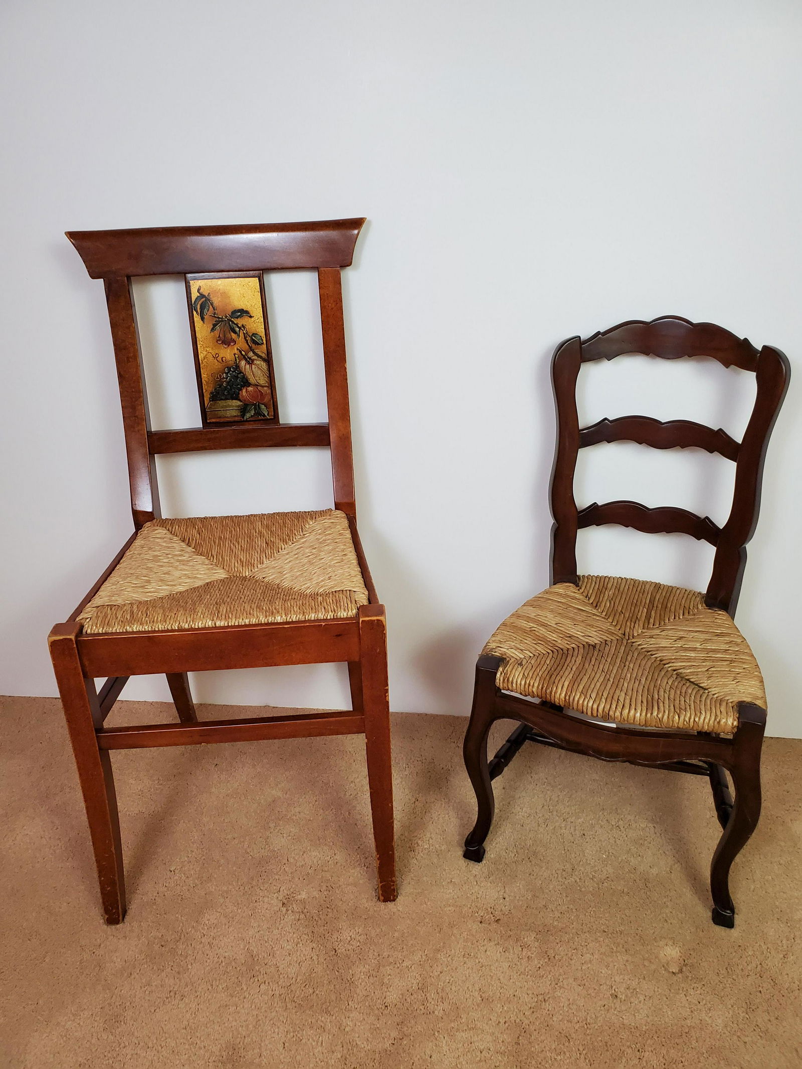 2 Rush Seat Chairs (1 of 3)