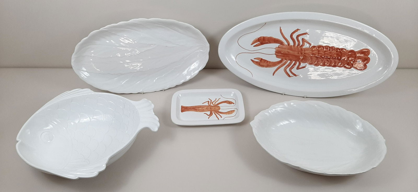 5 Pcs Italian Ceramics (1 of 5)