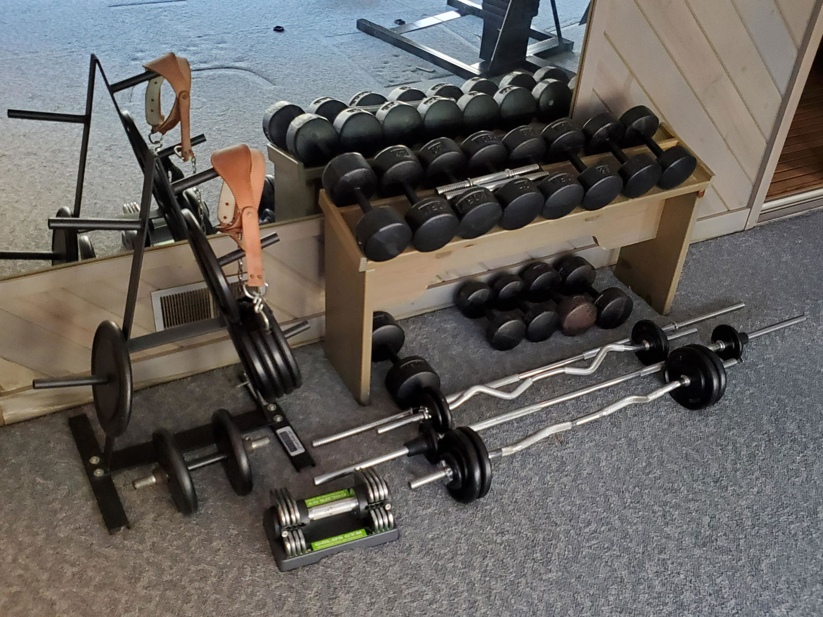 38 Pcs Free Weight Set With Rack (1 of 4)