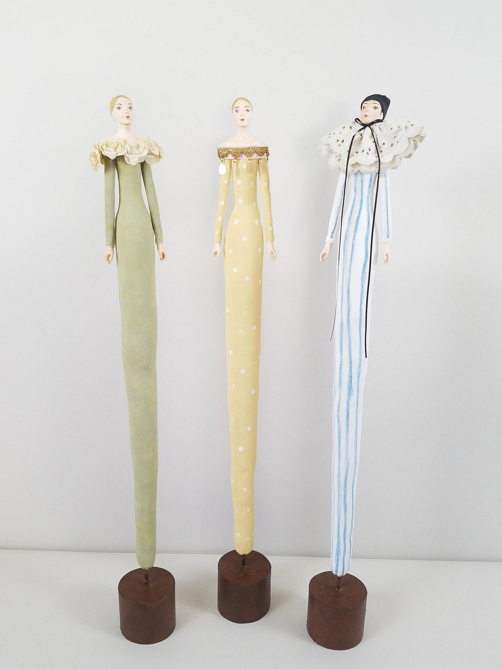 3 Papier Mache Figures (1 of 3)