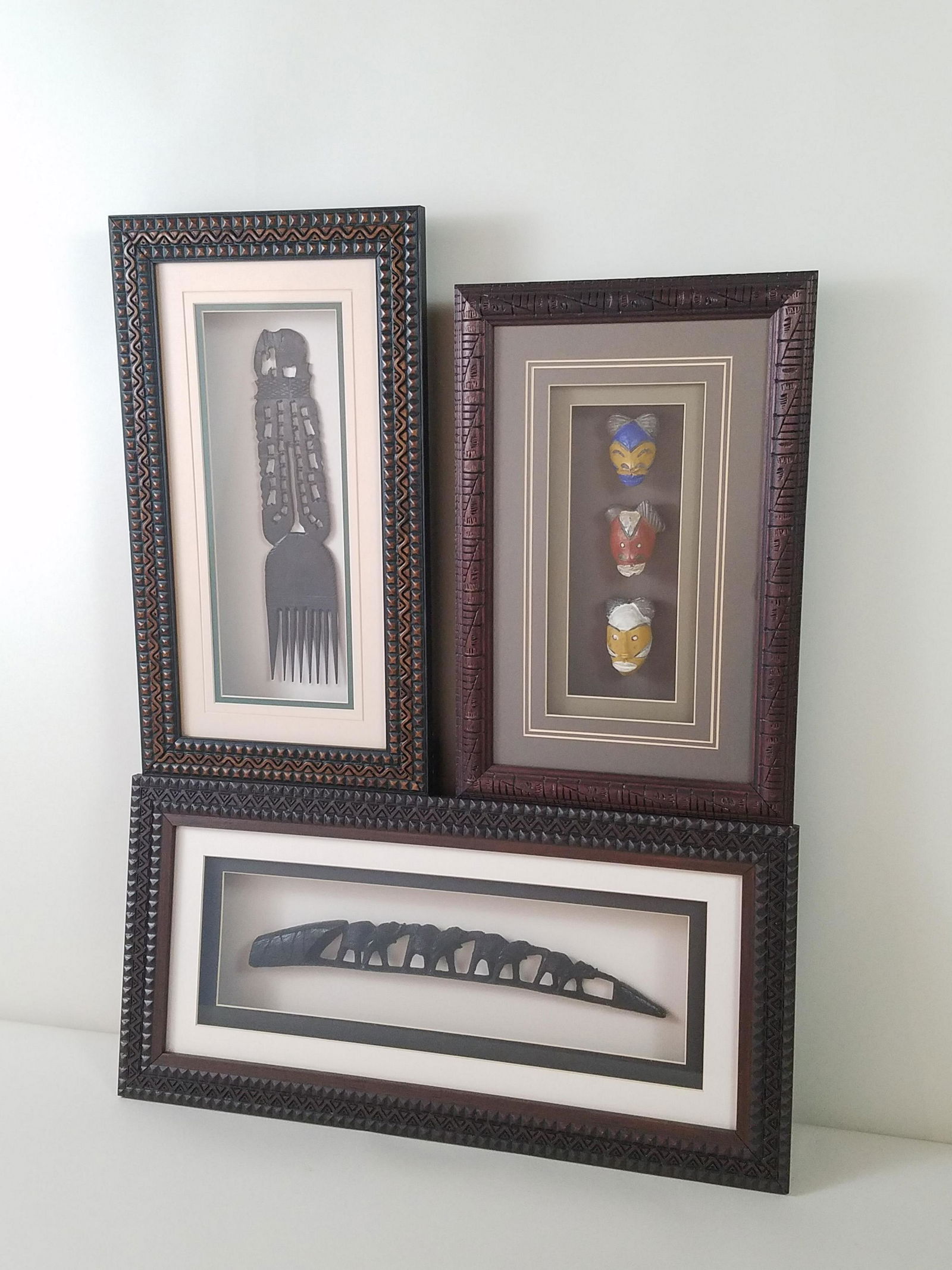 3 Ethnographic Shadow Box Displays (1 of 5)