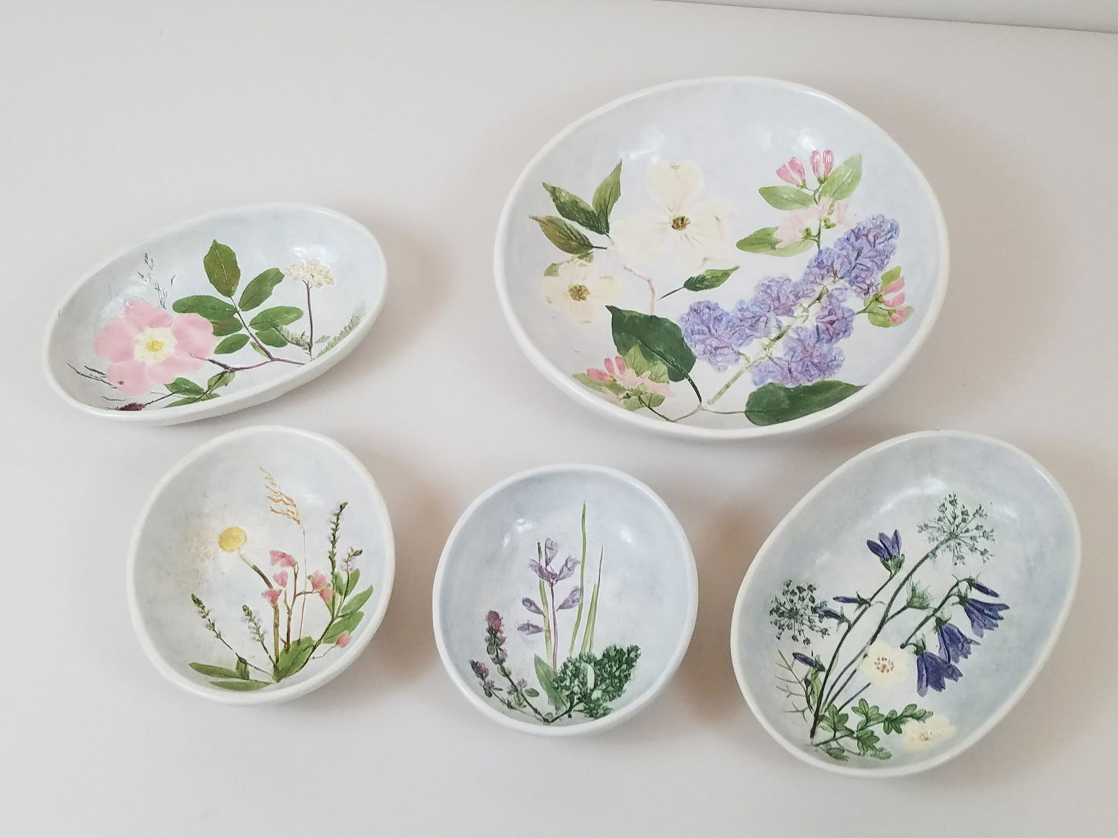 5 Pcs Salt Marsh Pottery (1 of 2)