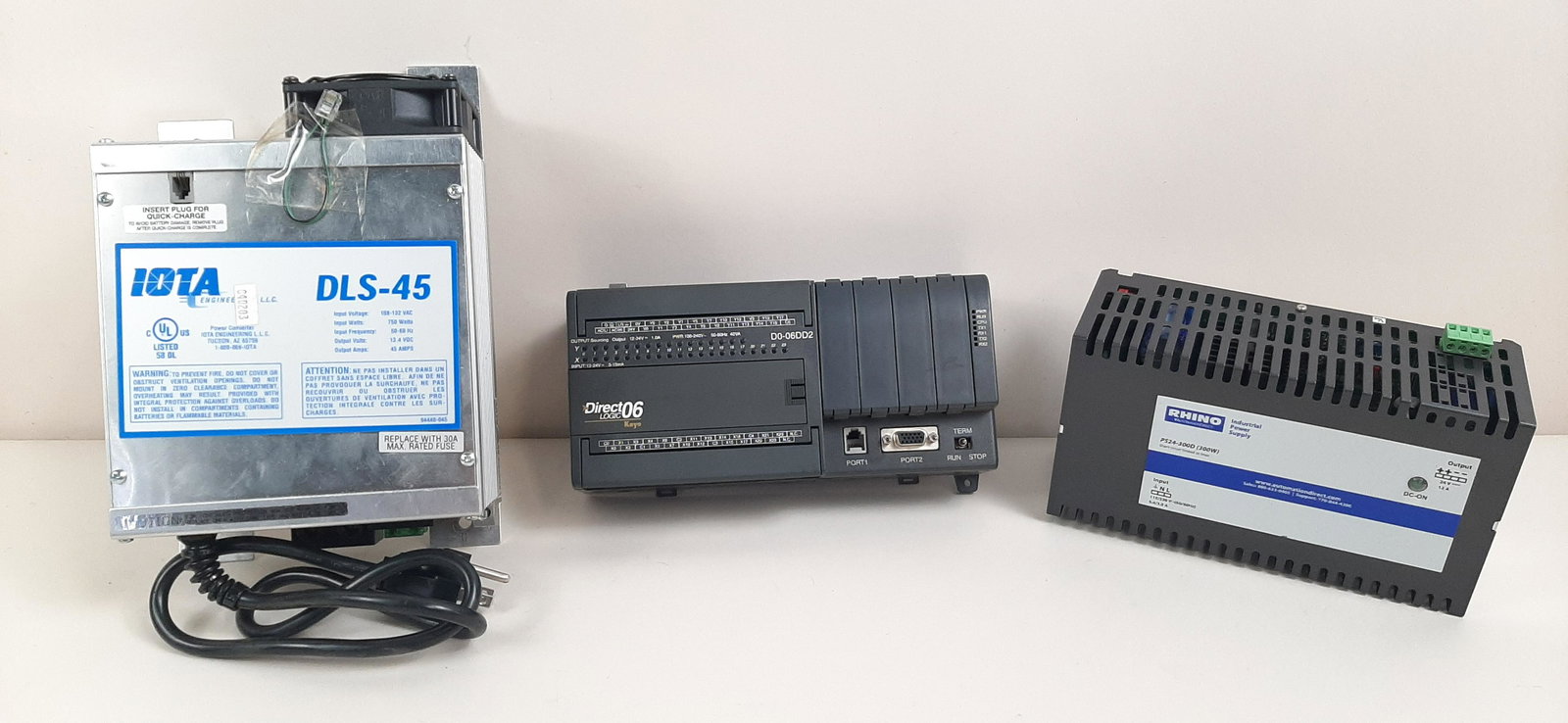 3 Pcs Electronics incl. Power Supplies and PLC (1 of 9)