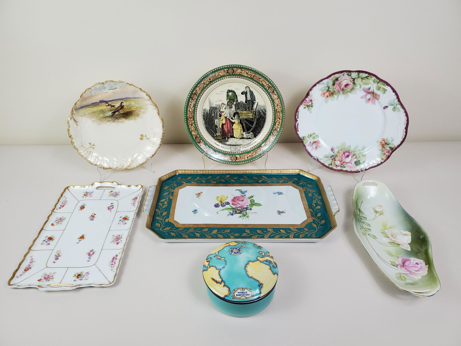 7 Pcs Porcelain & Limoges (1 of 8)