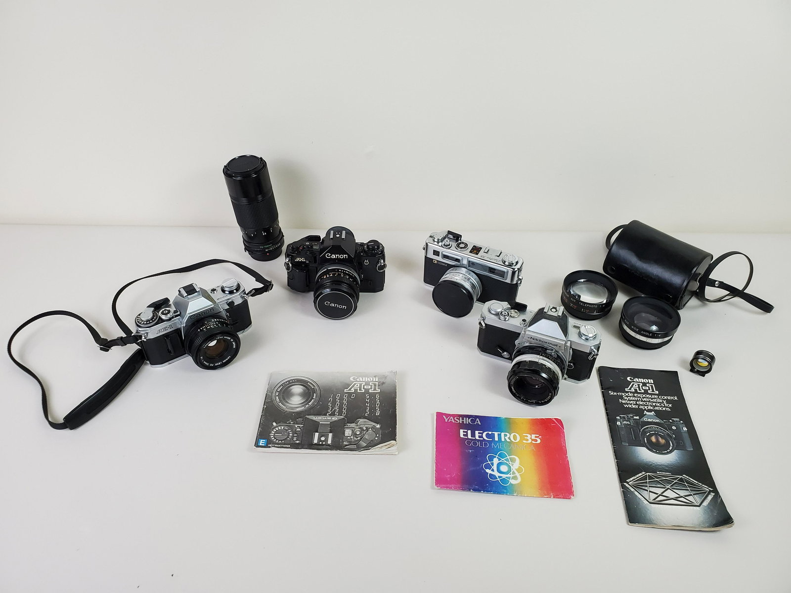 6 Pcs Cameras & Lenses Incl Yashica (1 of 4)
