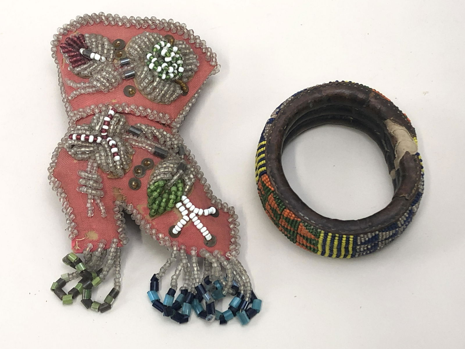 2 Native American Beaded Hems (1 of 3)