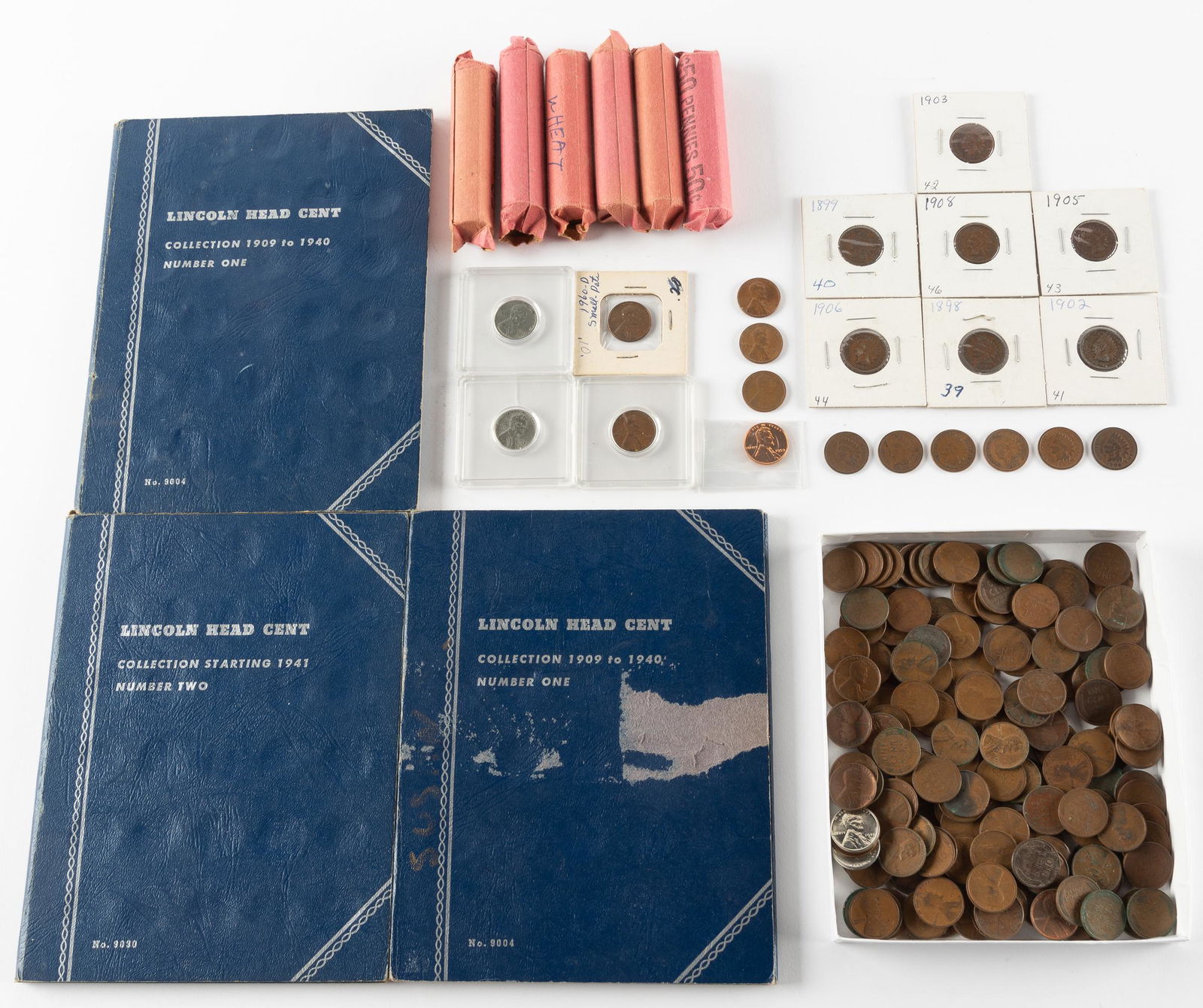 690 Cents Including 2 1909 V. D. B.'s (1 of 20)