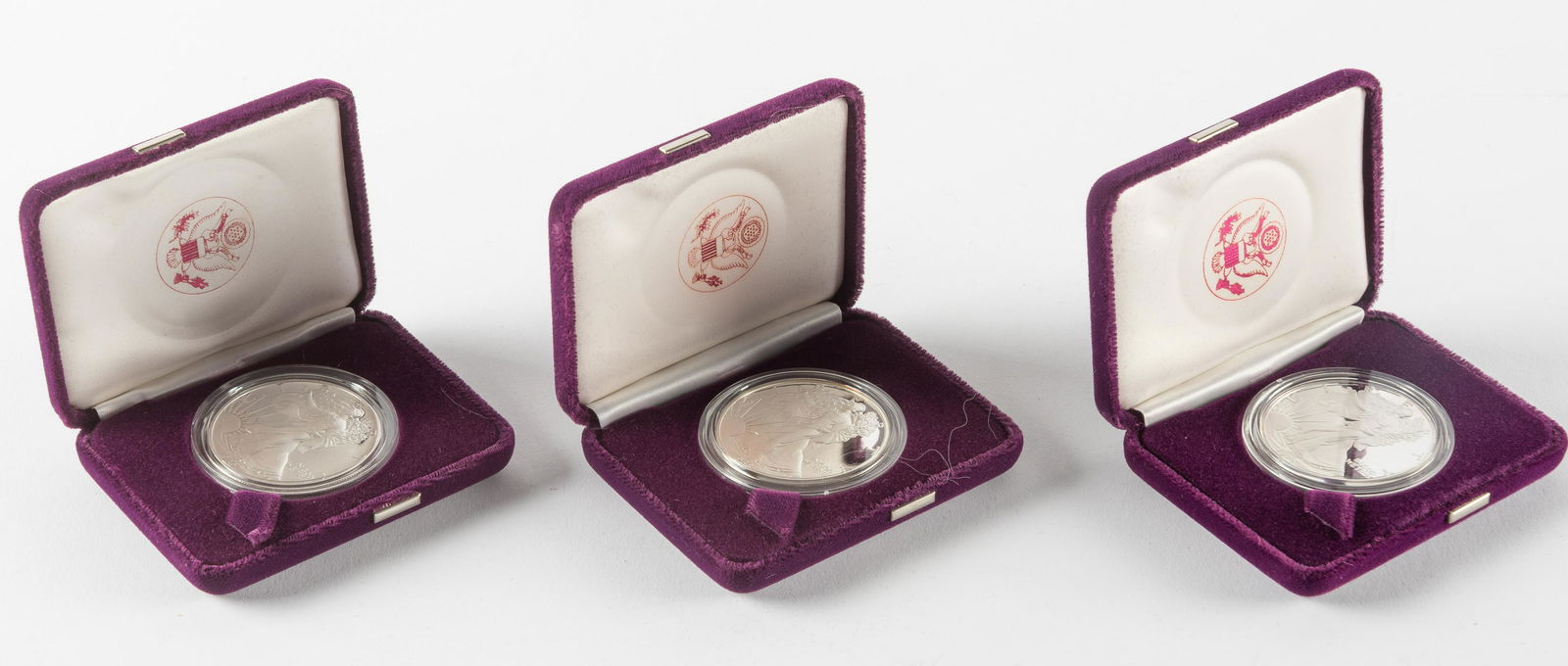 3 Proof American Silver Eagles (1 of 2)