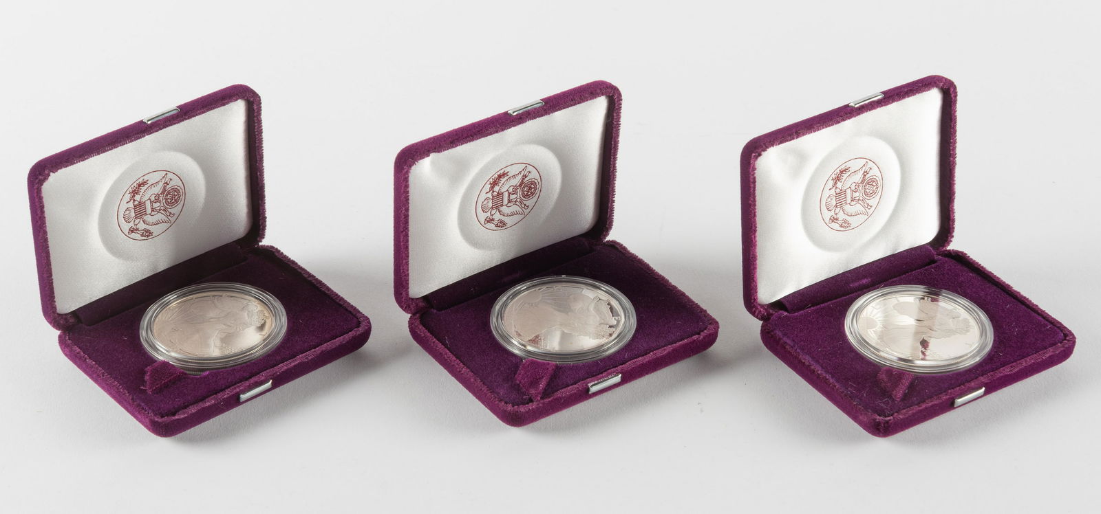 3 Proof American Silver Eagles (1 of 2)