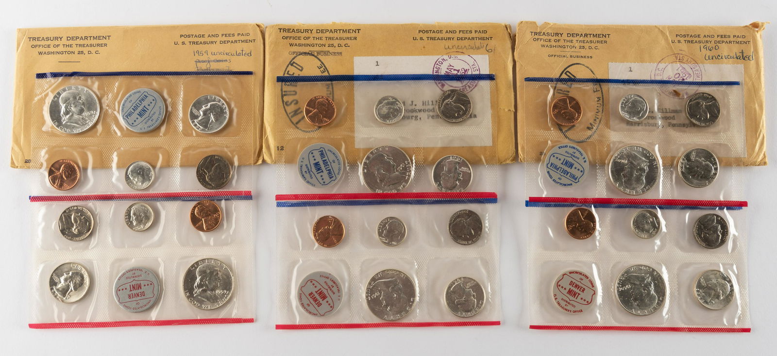 3 U. S. Mint Sets (1 of 7)