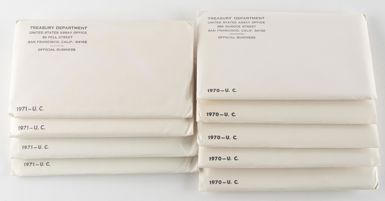 9 U. S. Mint Sets (1 of 1)