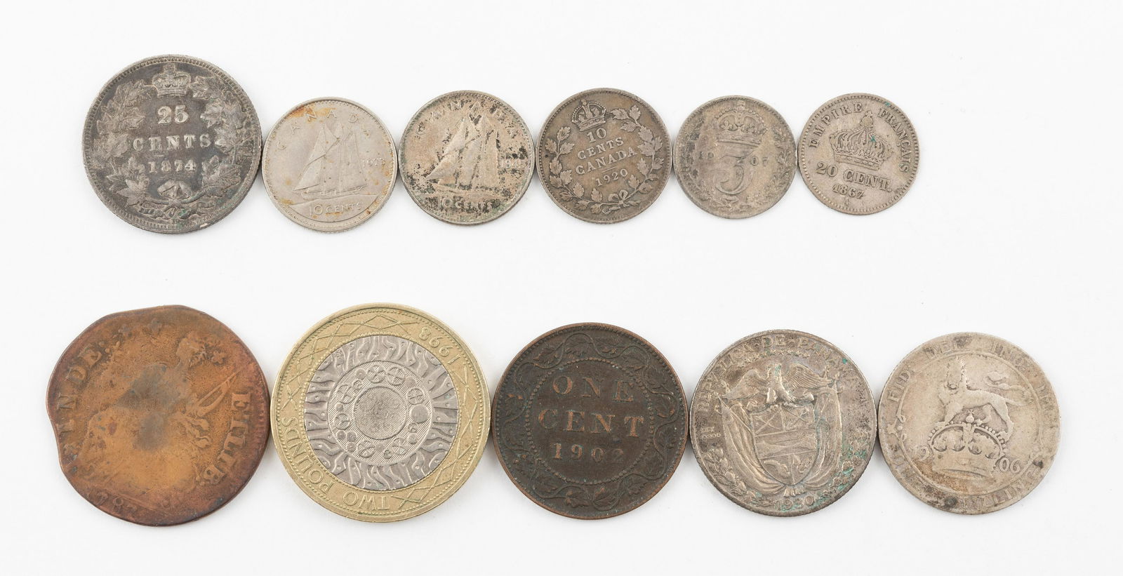 11 World Coins (1 of 2)