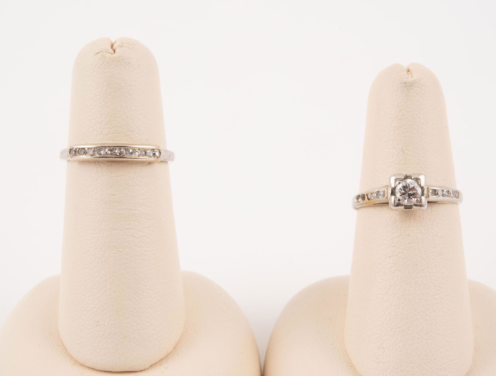 18K White Gold Wedding Set (1 of 7)