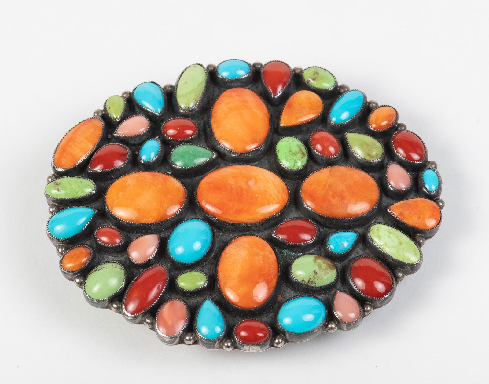 Sterling Don Lucas Native American Buckle (1 of 3)