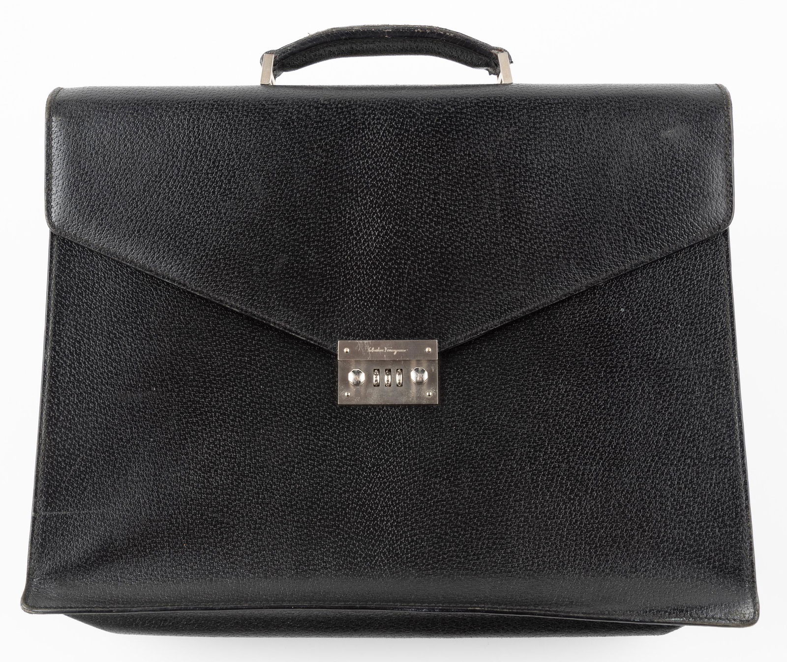 Salvatore Ferragamo Italian Leather Briefcase (1 of 4)