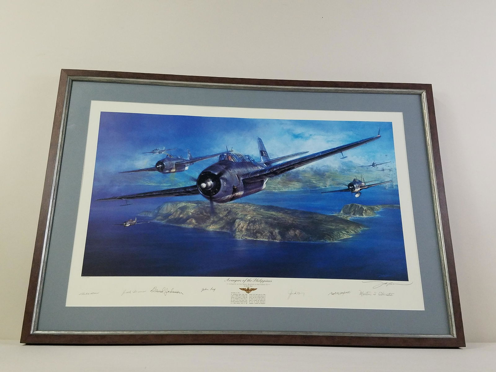 "Avengers of the Philippines" Autographed Print (1 of 12)