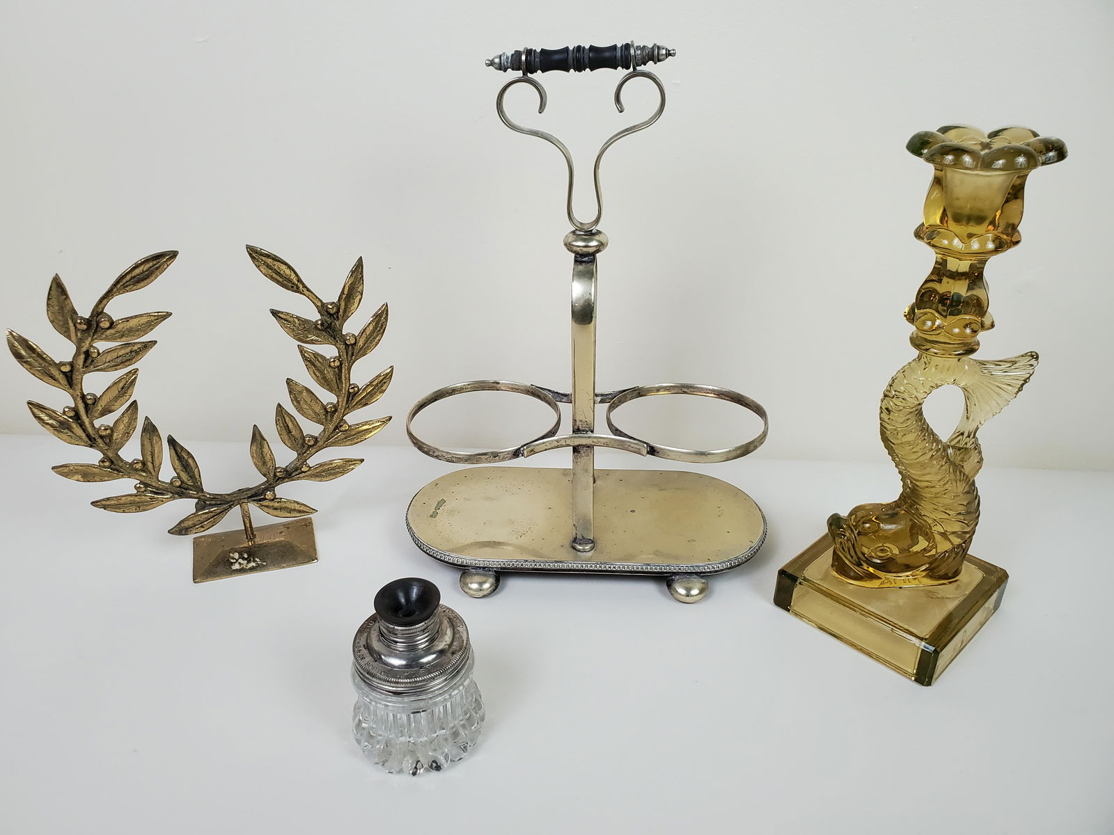 4 Pcs Glass & Metalware (1 of 5)