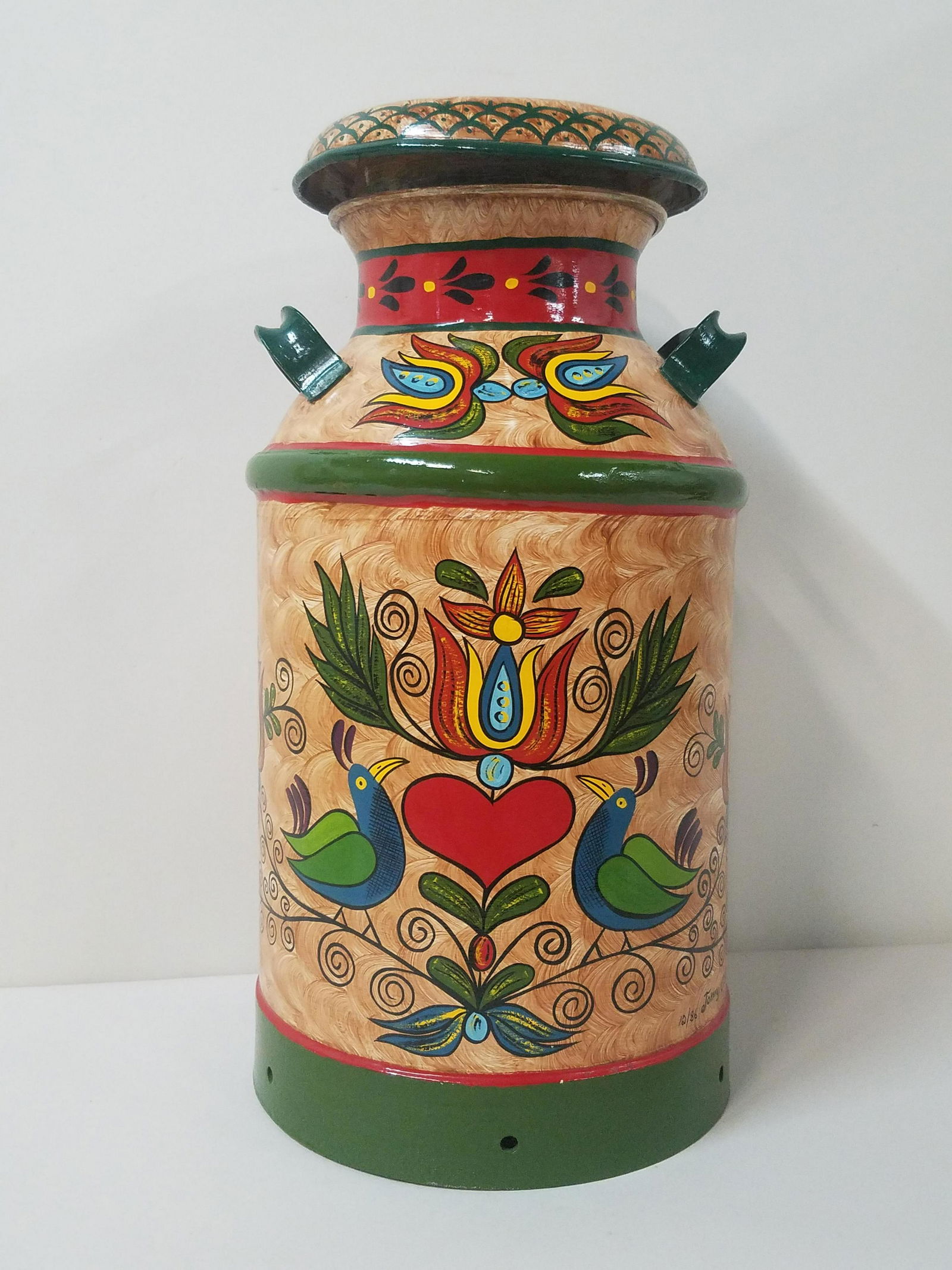 Johnny Claypoole PA Dutch Painted Milk Can (1 of 6)